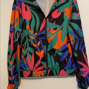 G by Giuliana Multicolor Abstract Jacket, two pockets, nice shape , lightweight